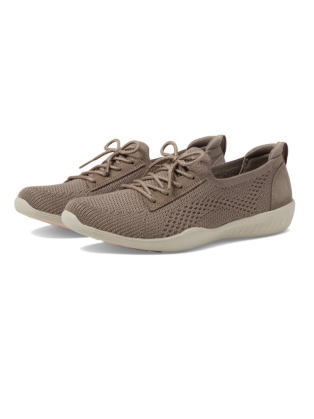 Skechers Newbury St Casually Stretch Fit Slip In Sneaker Tan Taupe Women 7.5 NEW